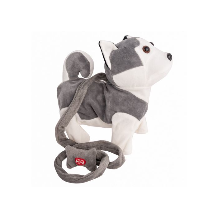 Jumbo Remote Control Plush Walking Husky with Music bulk
