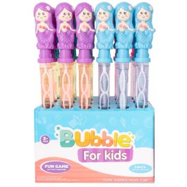 Mermaid Bubble Wand (24 Pack) wholesale bulk pricing