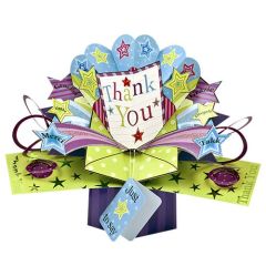 Thank You Pop-up Card - Stars (3 Pack) 28-195